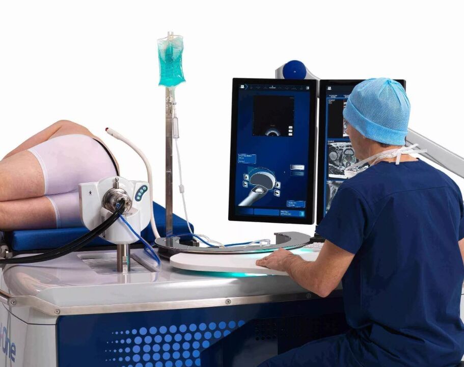 Ultrasound examination of the prostate gland